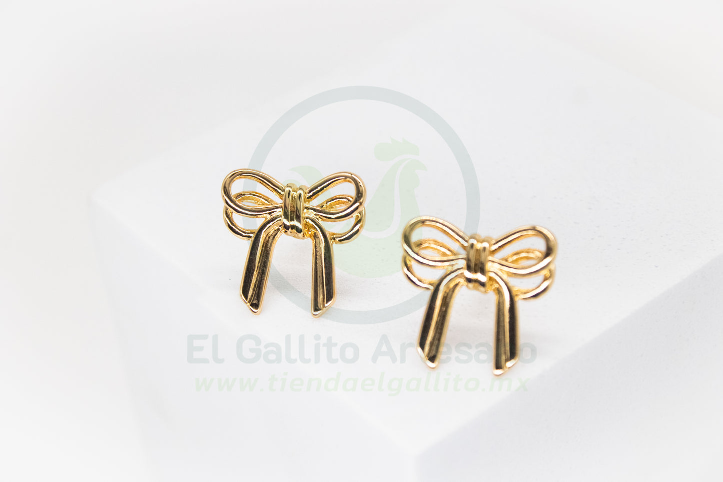 Arete Gold MD42 Gold | Moño Doble