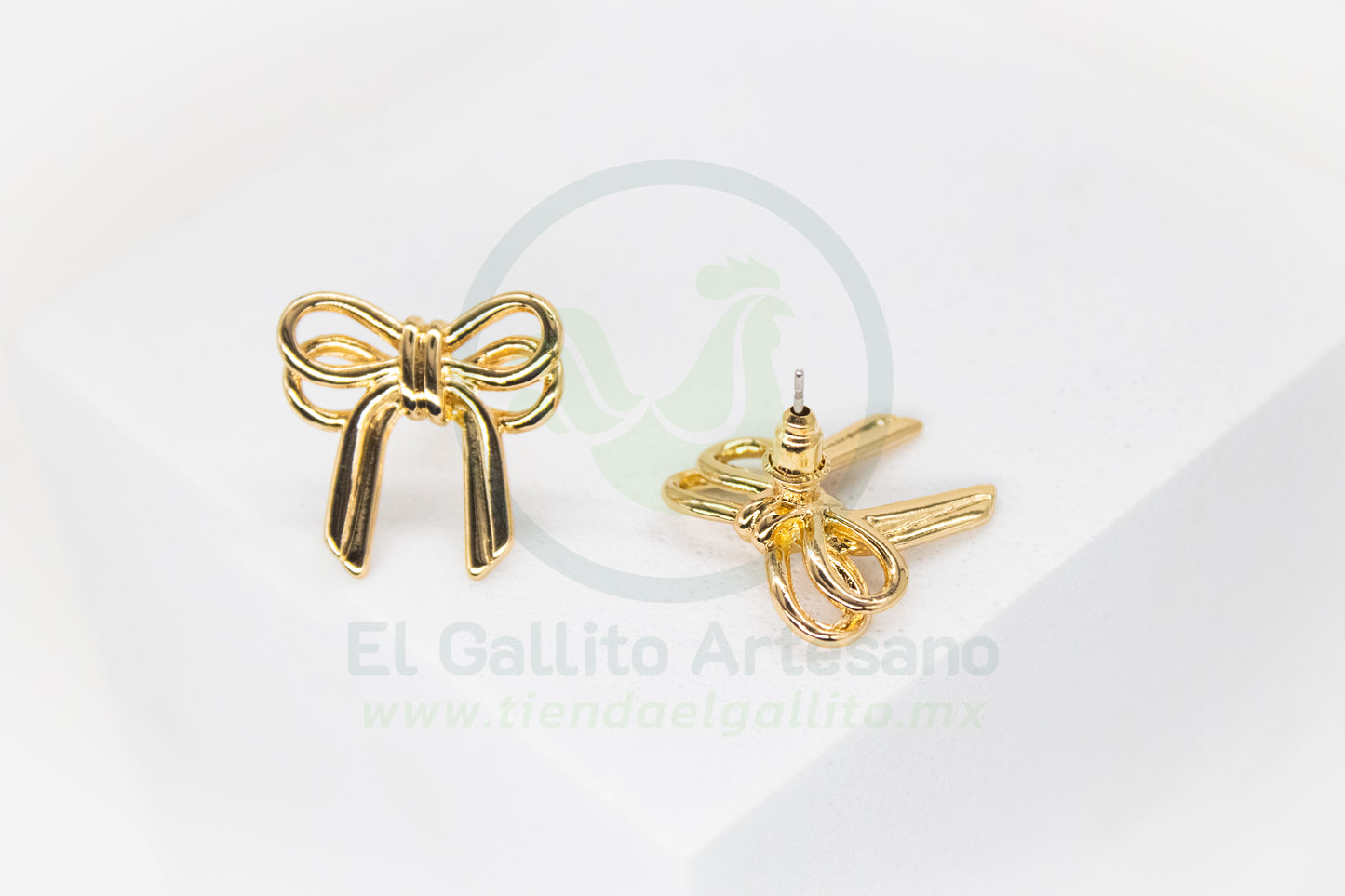 Arete Gold MD42 Gold | Moño Doble