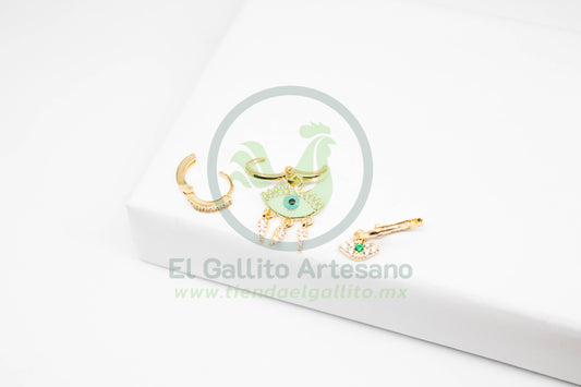 Arete VIVI 49 | Trio Huggie Ojito