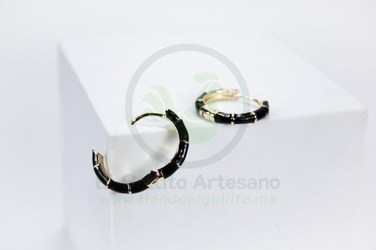 Arete Vivi Dw-3 | Huggie Negro