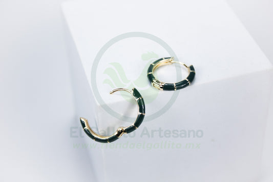 Arete Vivi Dw-4 | Huggie Verde