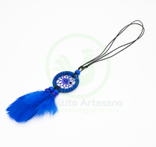 Cargar imagen en el visor de la galería, Atrapasueño Collar 2 Plumas
