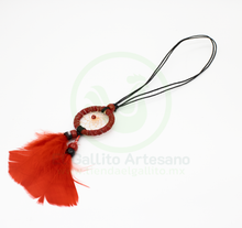 Cargar imagen en el visor de la galería, Atrapasueño Collar 2 Plumas
