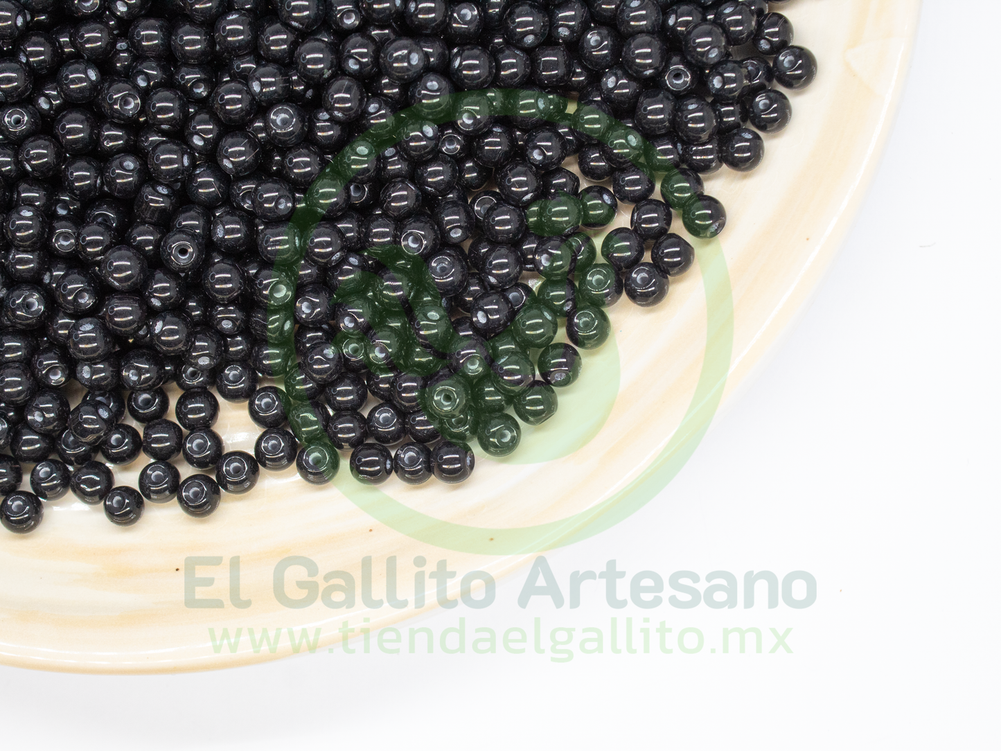 Bola Brillosa Negra *VENTA POR GRAMO - 100gr