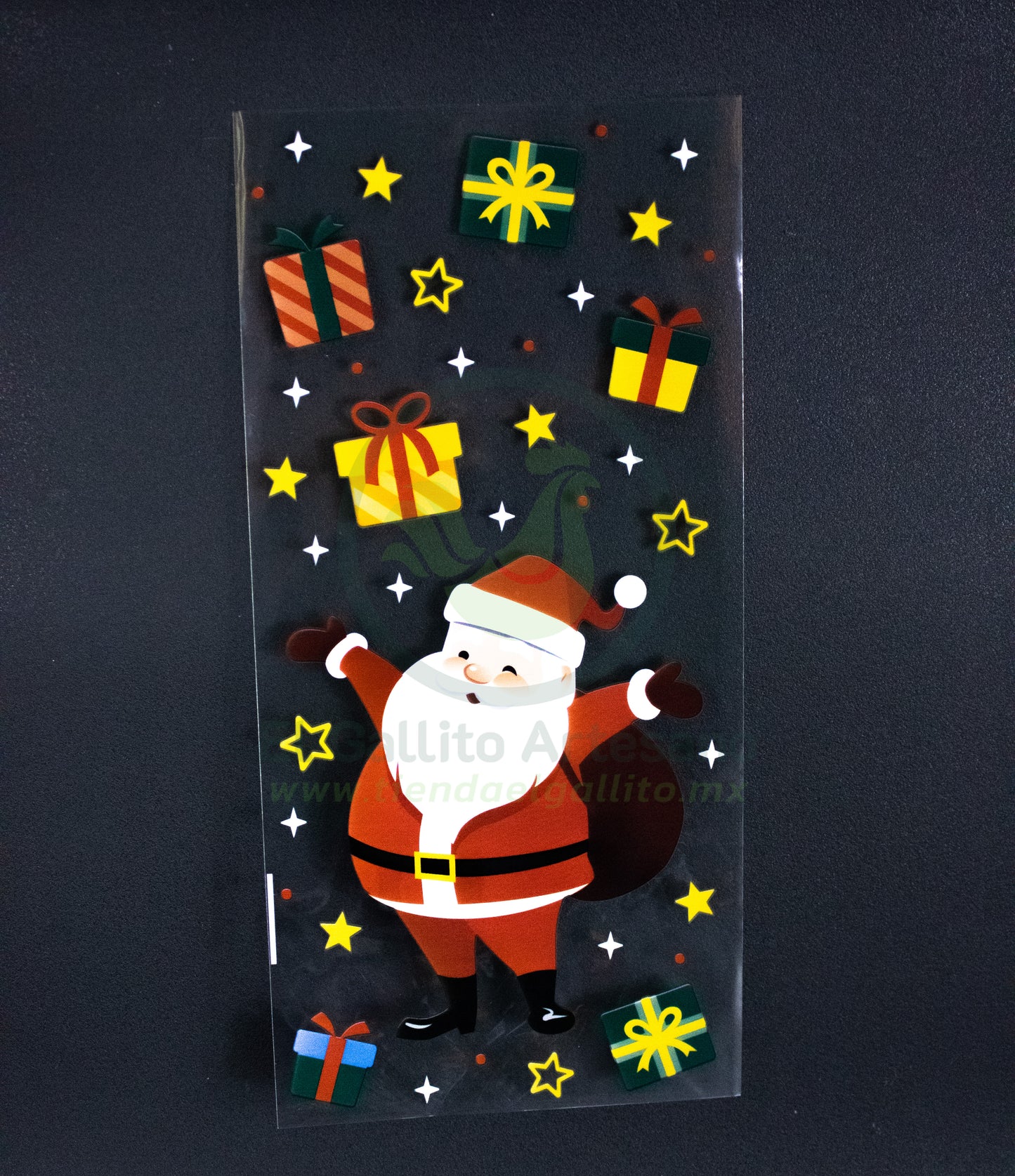 Bolsa Celofan Navidad #2 Transparente