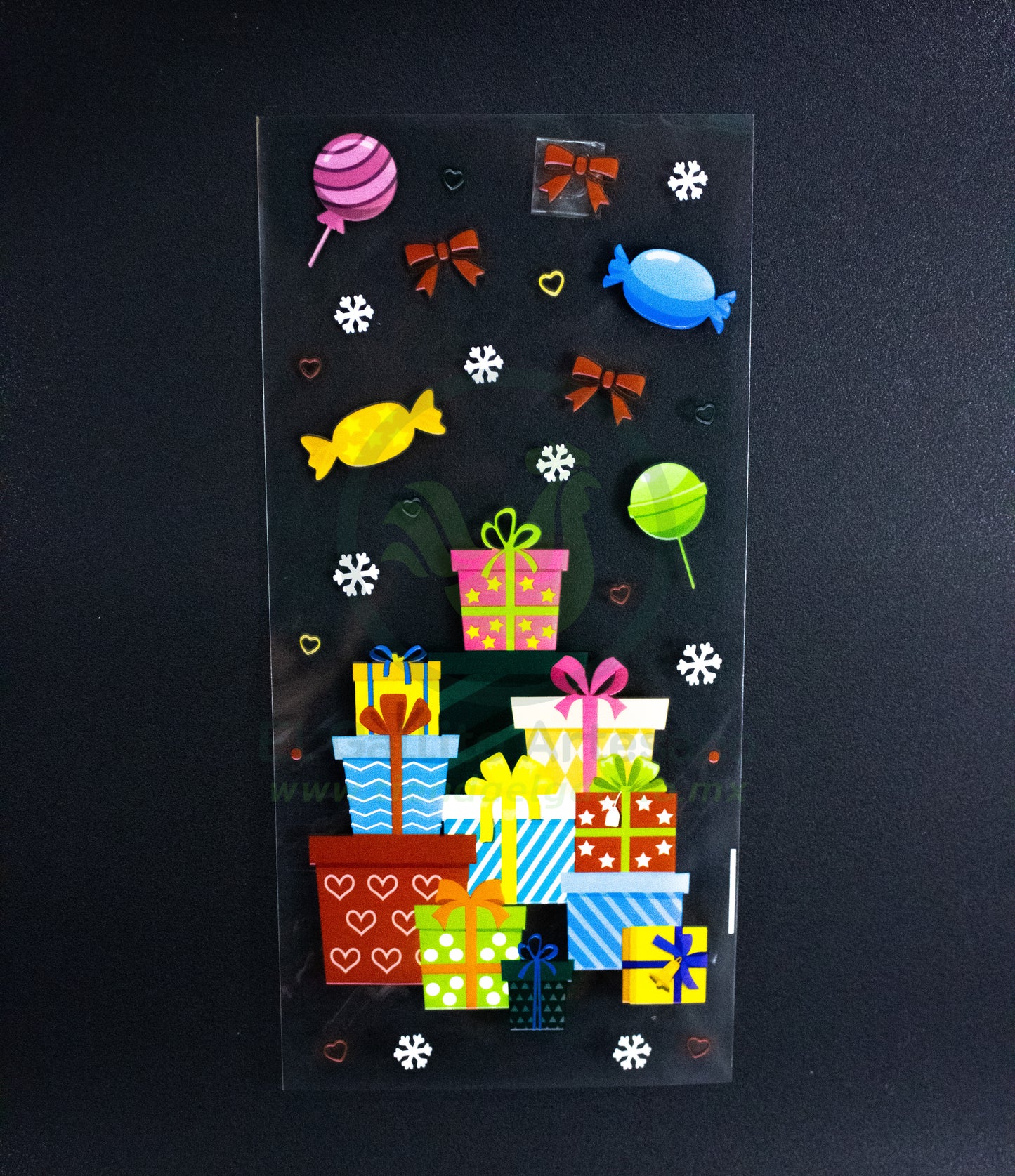 Bolsa Celofan Navidad #2 Transparente