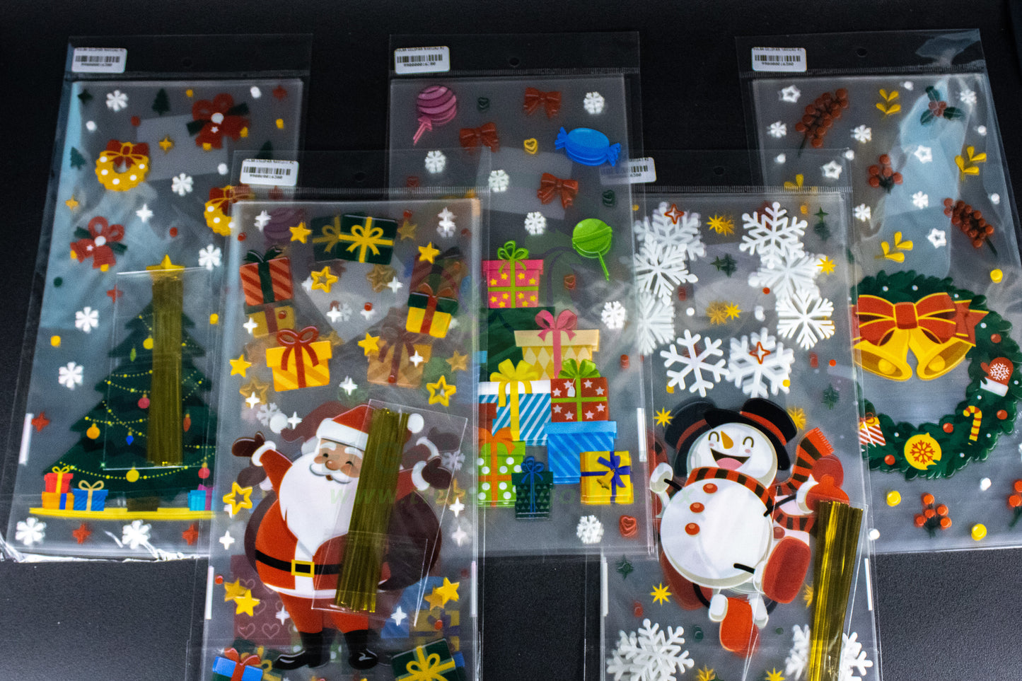 Bolsa Celofan Navidad #2 Transparente