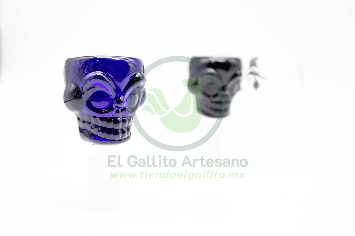 Boquilla Calavera 6.5 cm Transparente