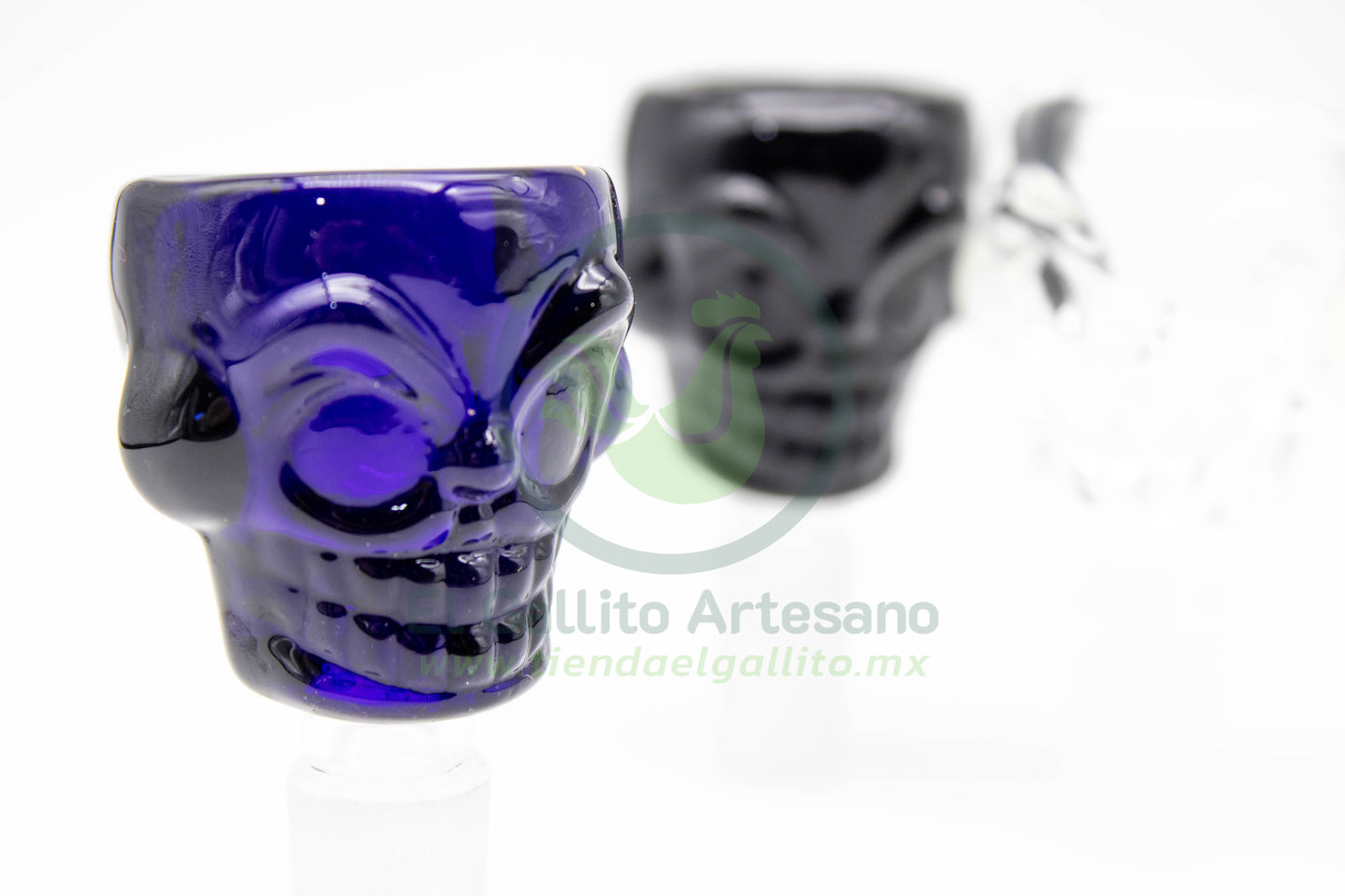 Boquilla Calavera 6.5 cm Transparente