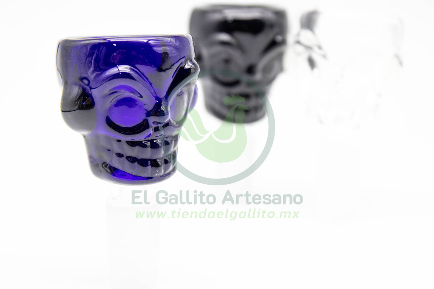 Boquilla Calavera 6.5 cm Transparente