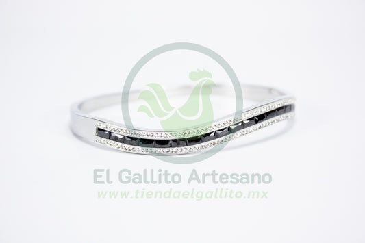Brazalete 24-4 MD10 Plateado