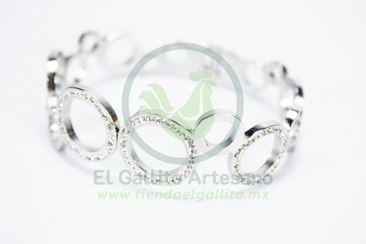 Brazalete 24-4 MD12 Plateado