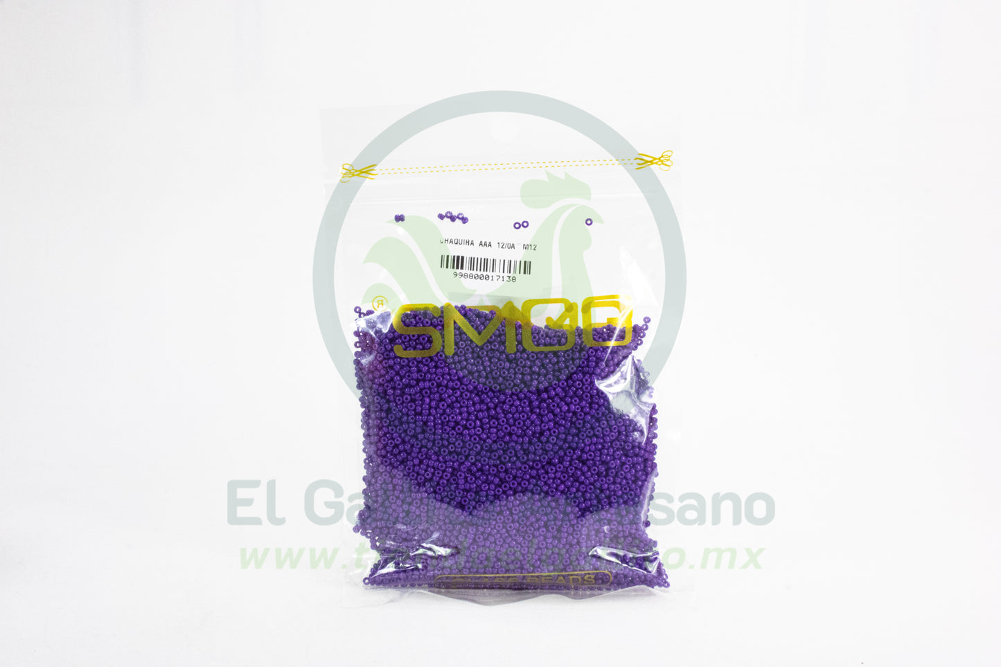 Chaquira AAA 12/0A-M12 | Morado Oscuro