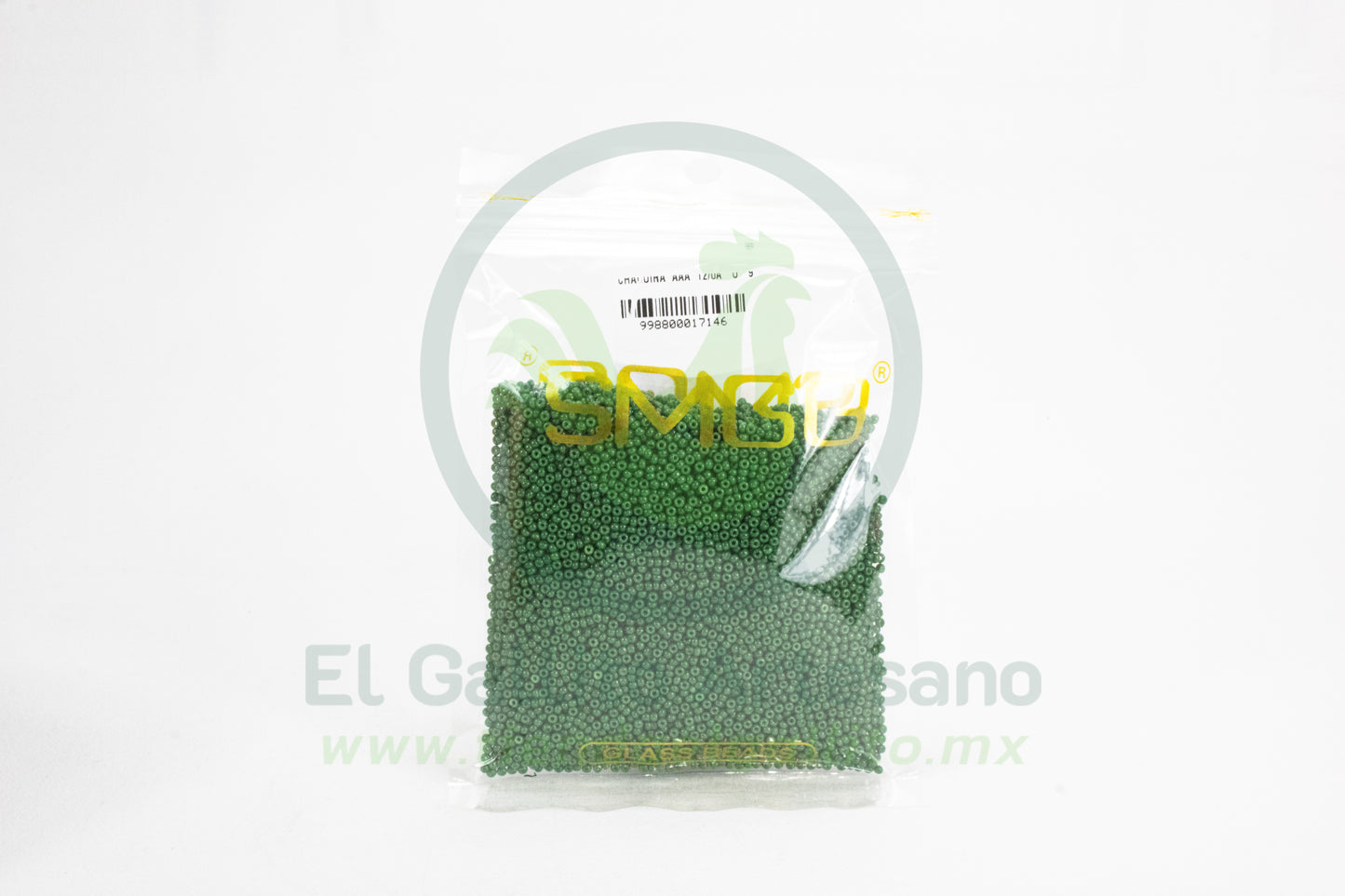 Chaquira AAA 12/0A-O-9 | Verde Bandera