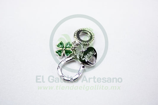 Charms #16 25-1 | Herradura Trébol de Buena Suerte