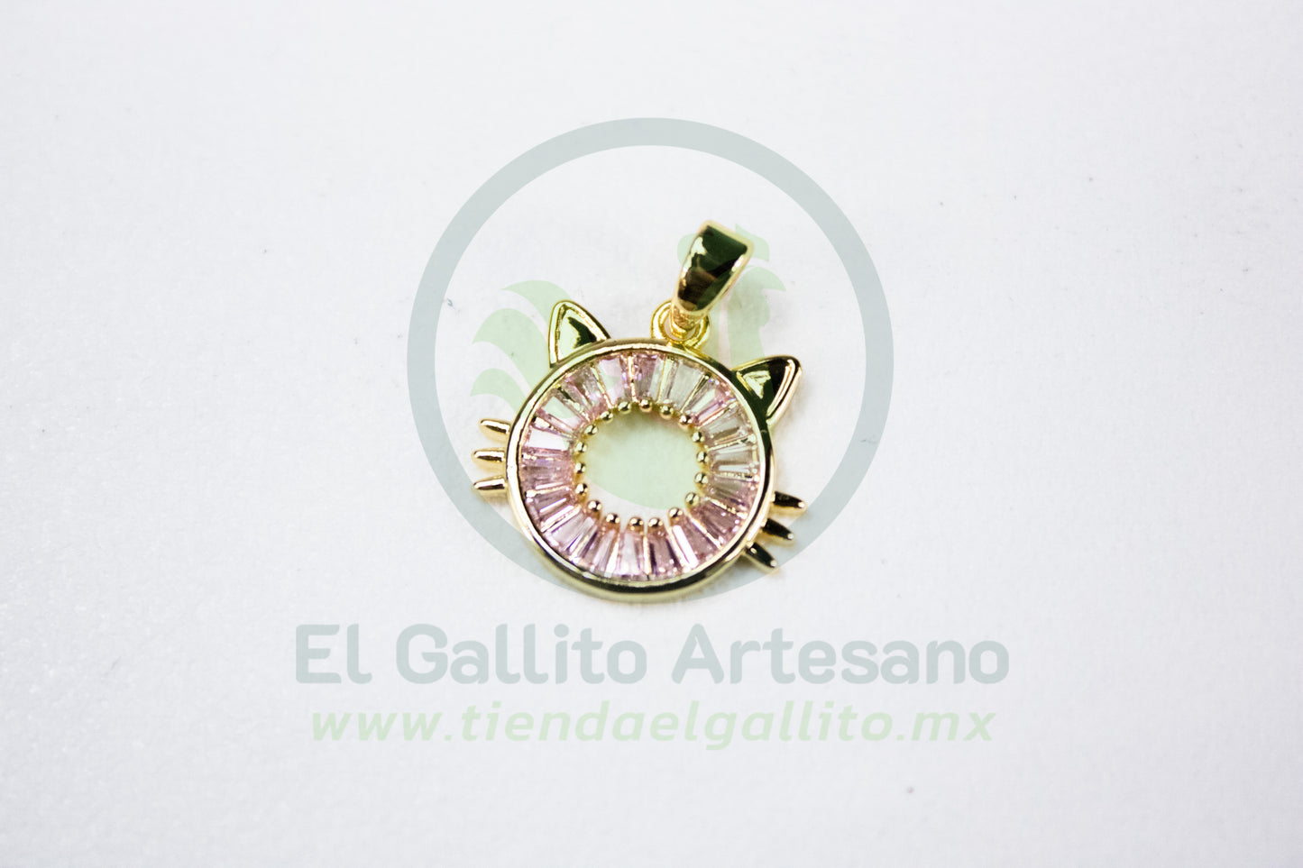 Charms #25 25-1 | Silueta Gato Cristales