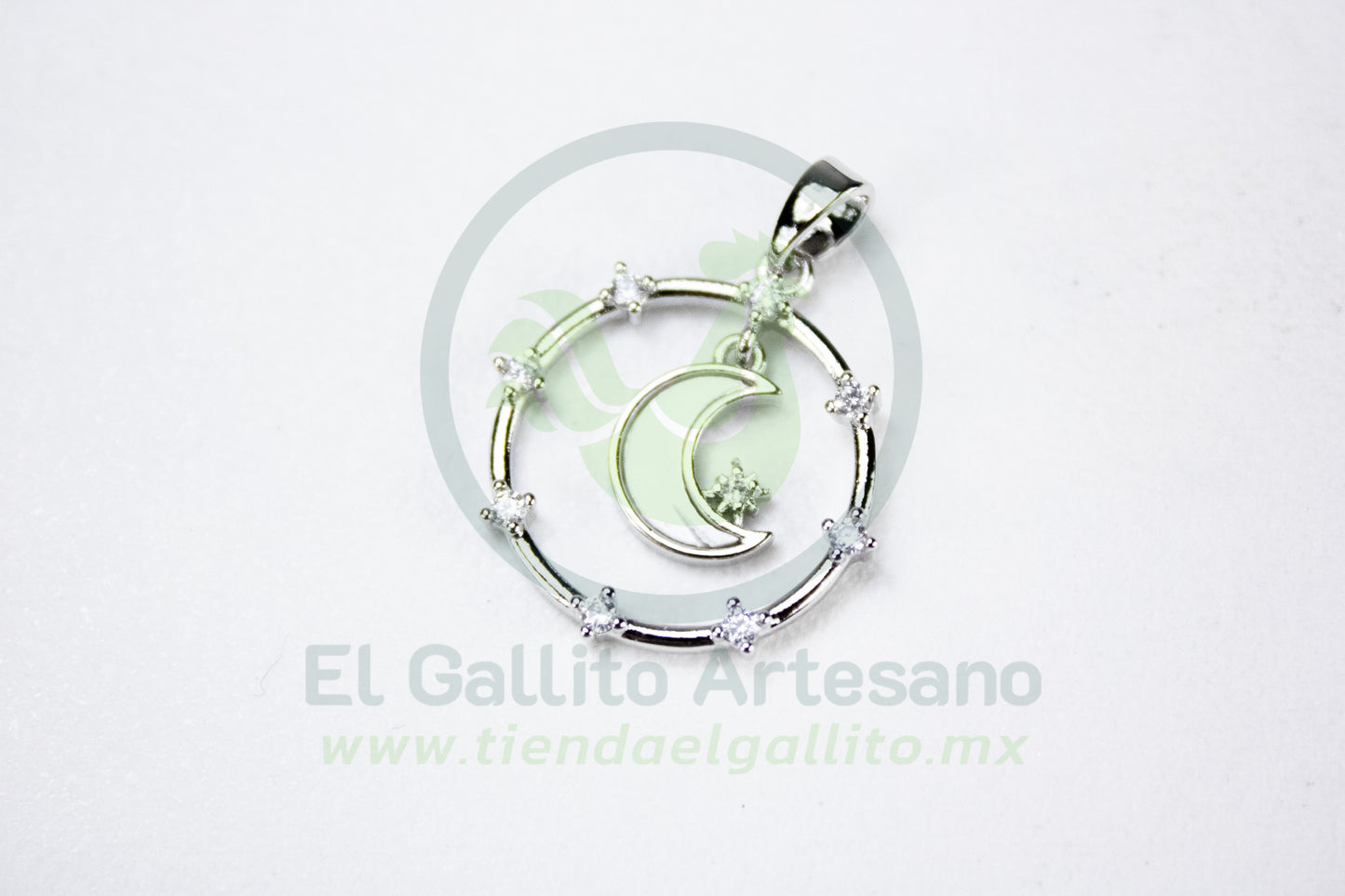 Charms #61 25-1 | Luna Circulo Cristal