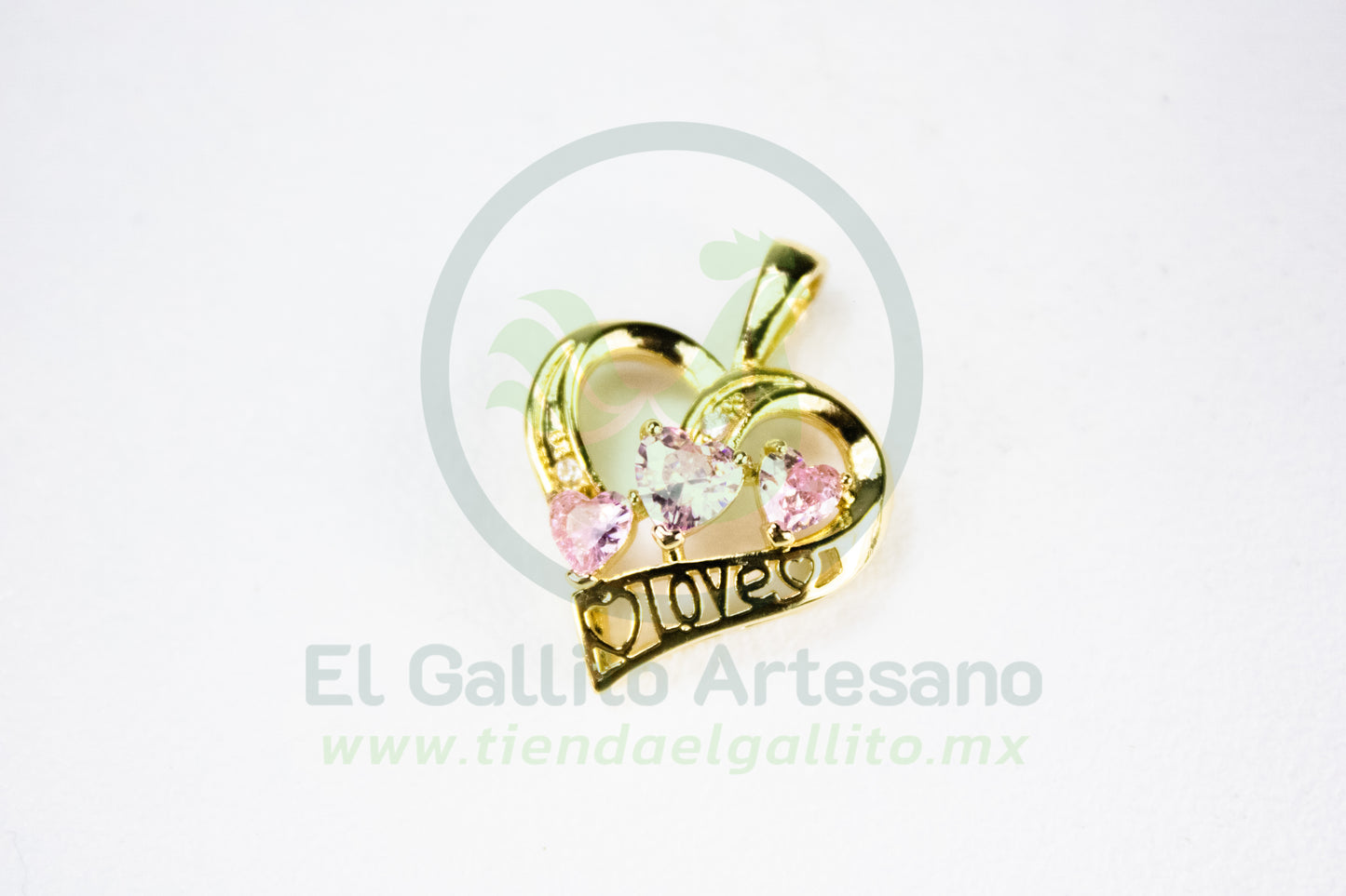 Charms #73 25-1 | Corazón Rosa Love
