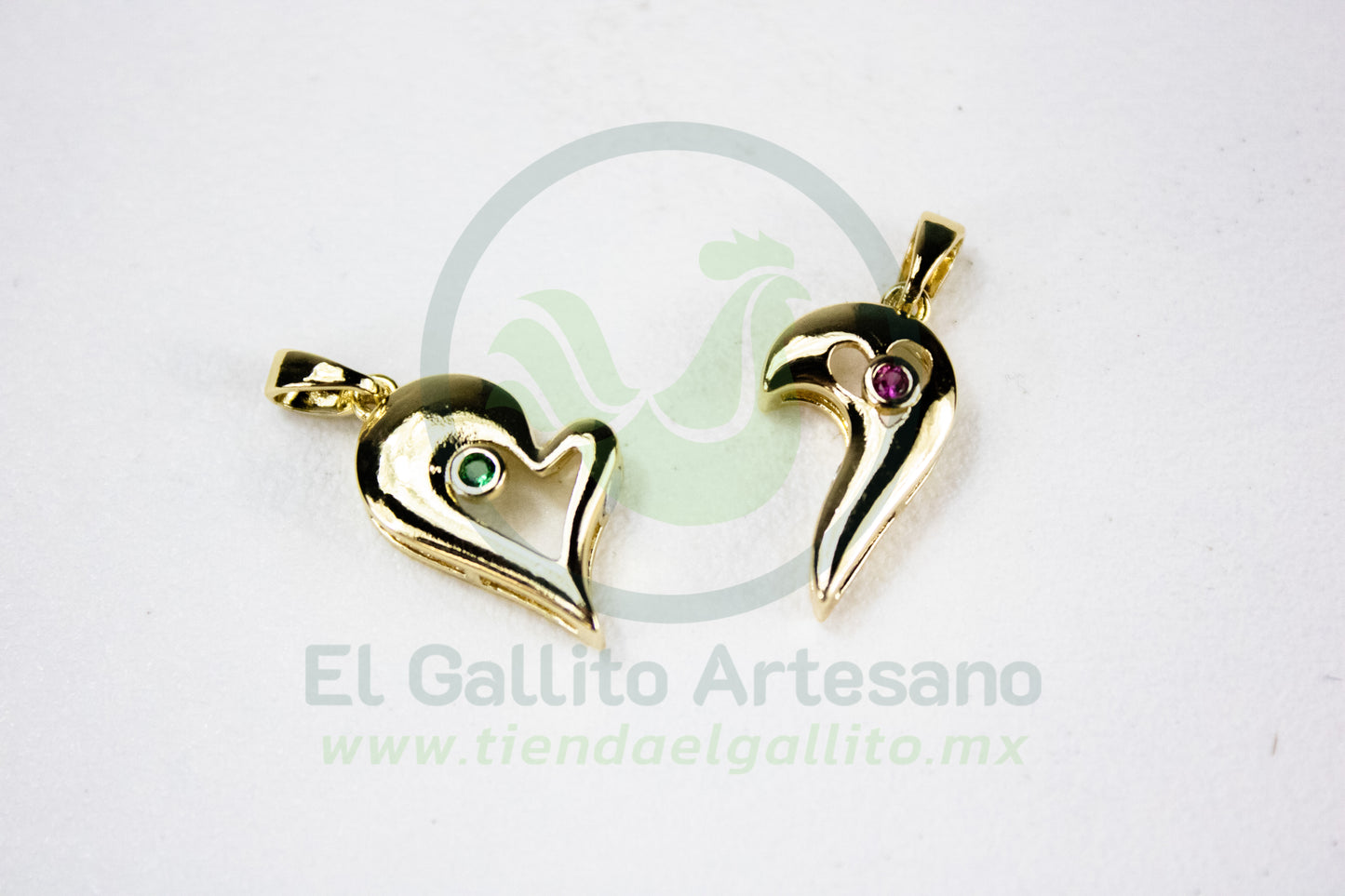 Charms #78 25-1 | Corazón Rosa Azul Imán