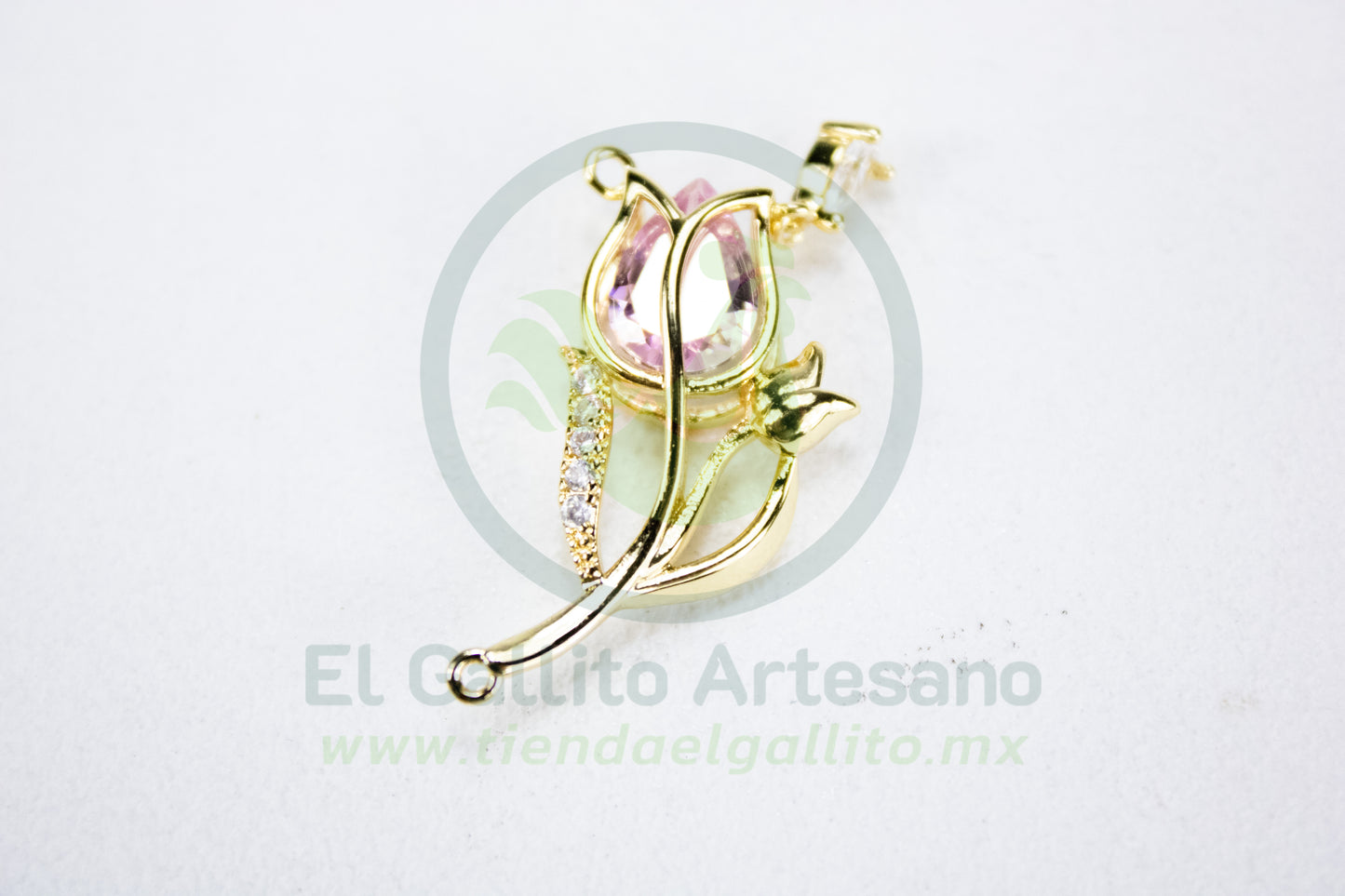 Charms #08 25-1 | Tulipán Rosa