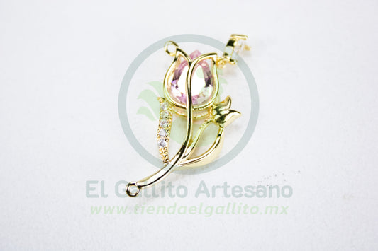 Charms #08 25-1 | Tulipán Rosa
