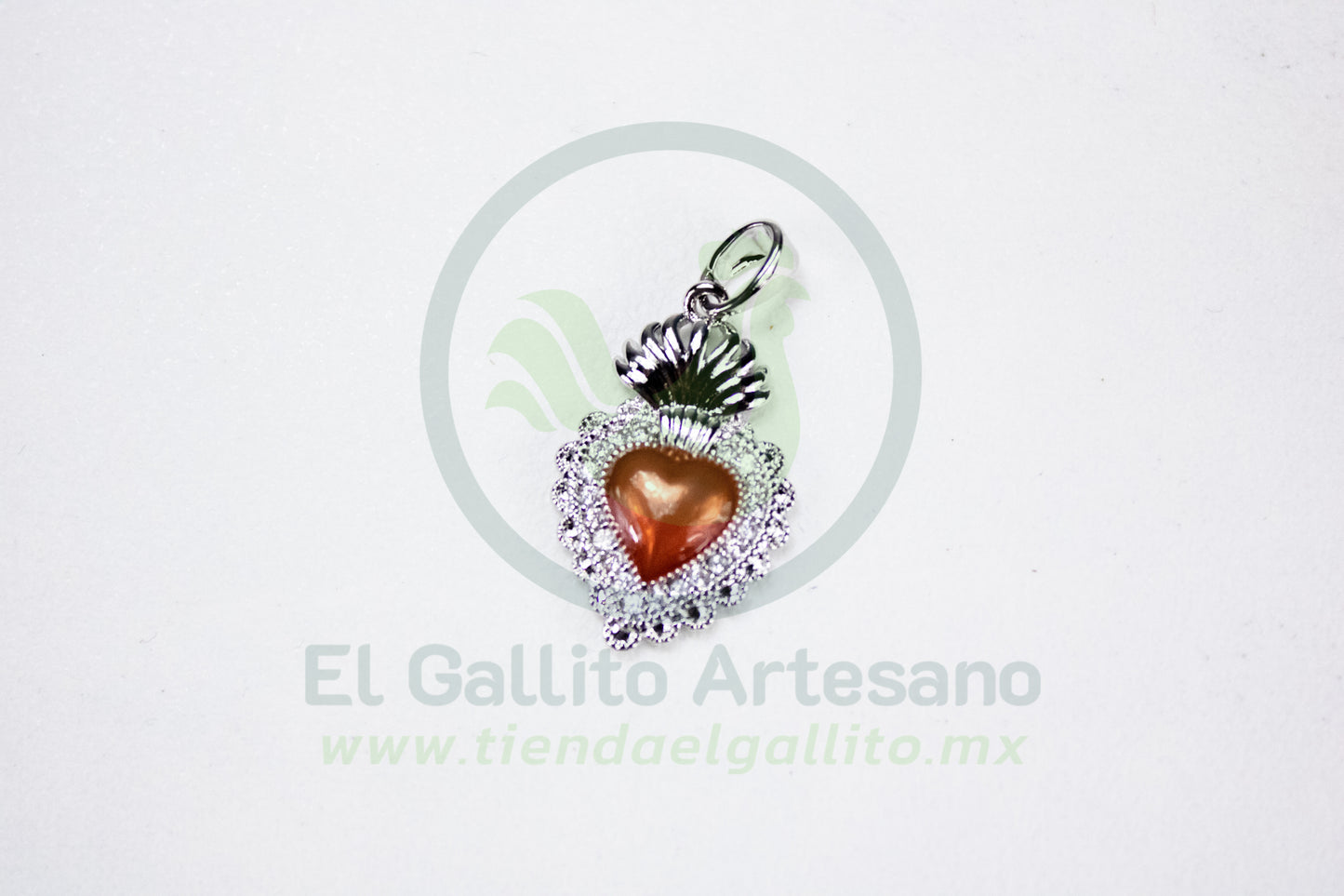 Charms #87 25-1 | Corazón Raíz Coral