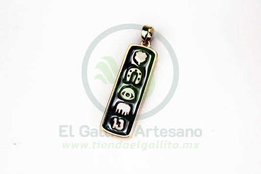Charms #90 25-1 | Placa Buena Suerte Negra