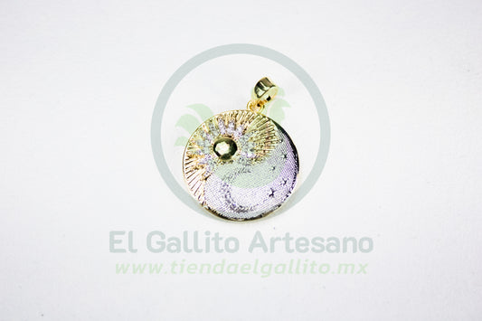 Charms #91 25-1 | Medalla Ying Yang Brillante