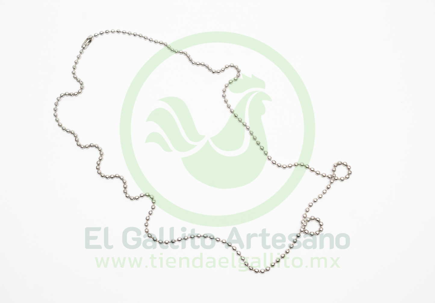 Cadena de Bolita 2.4mm | Tipo Militar