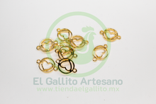 Cargar imagen en el visor de la galería, #545 Chapa de Oro - Enlazador Dije Corazón Silueta (PIEZA)
