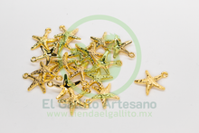 Cargar imagen en el visor de la galería, #583 Chapa de Oro - Dije Estrella De Mar (MOD. LIMITADO)
