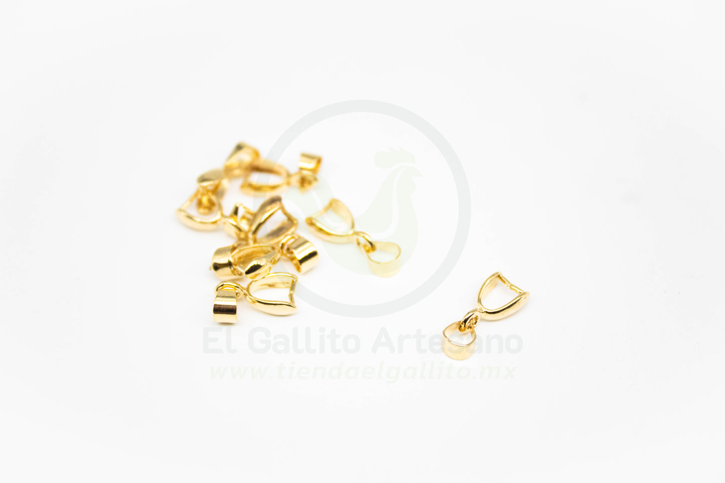 #216 Chapa de Oro - Pasa Cadena / Porta Dije (NUEVO) (PIEZA)