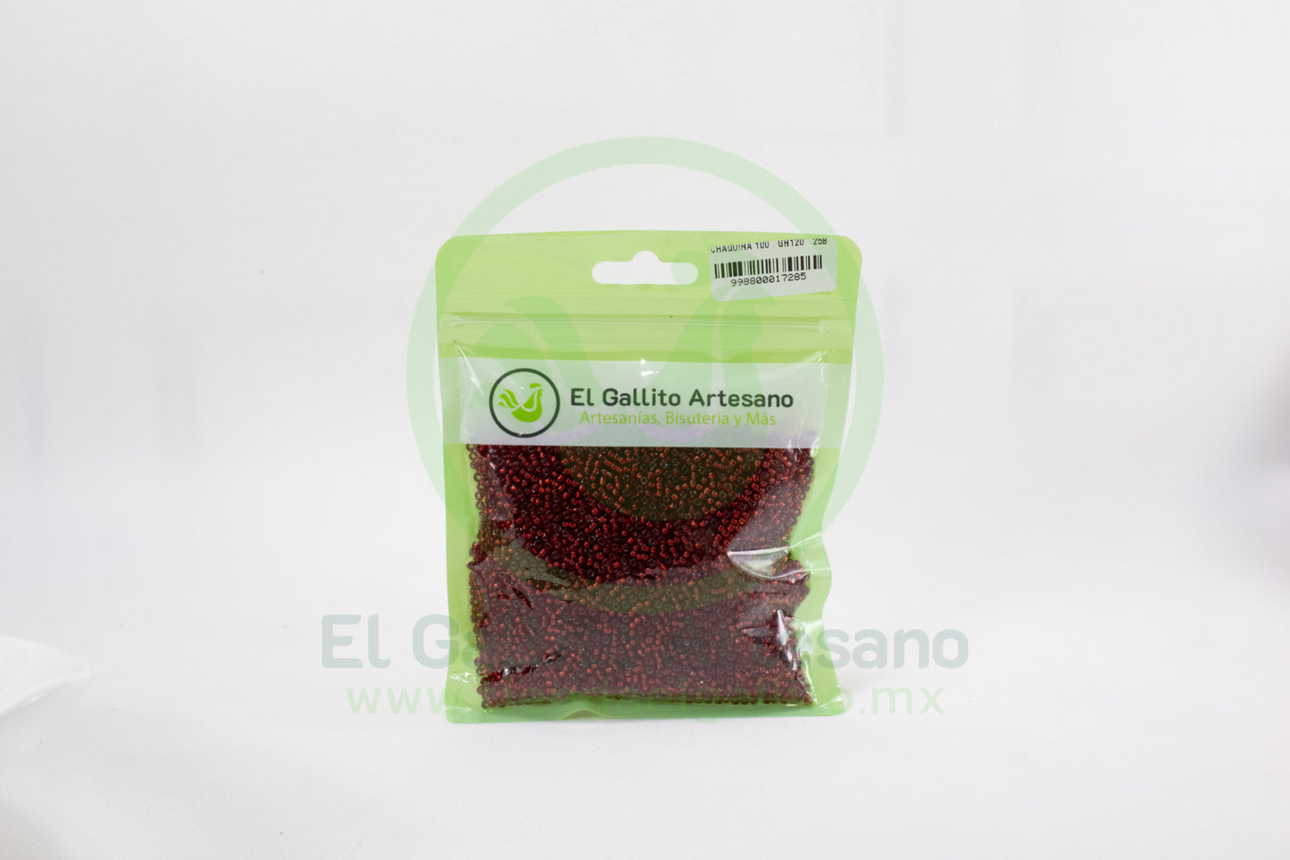Chaquira 100-Gr120-25B | Rojo Oscuro