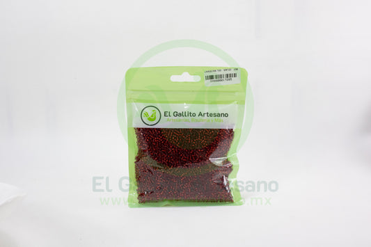 Chaquira 100-Gr120-25B | Rojo Oscuro