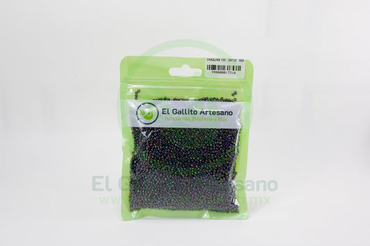 Chaquira 100-Gr120-603 | Negro Tornasol