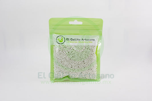 Chaquira 100-Gr120-K-1 | Blanco Mate Oscuro