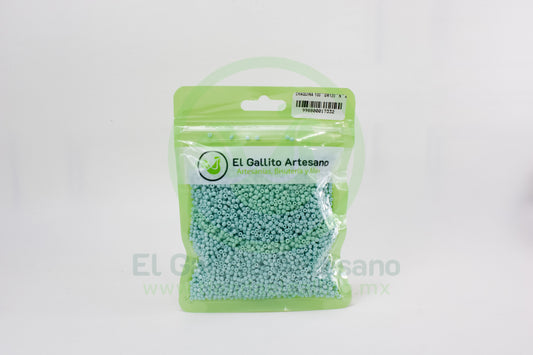 Chaquira 100-Gr120-N-4 | Verde Agua Claro