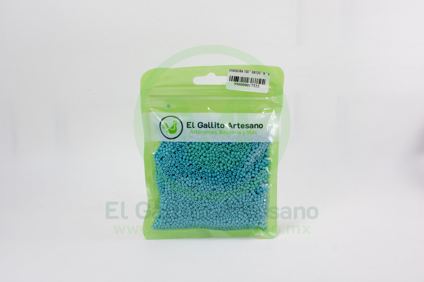 Chaquira 100-Gr120-N-6 | Azul Aqua