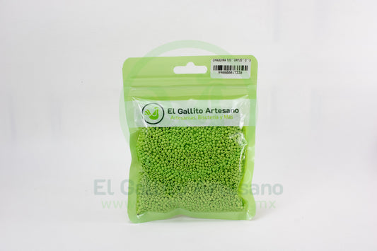 Chaquira 100-Gr120-O-3 | Verde Manzana