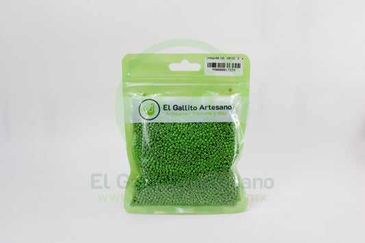 Chaquira 100-Gr120-O-4 | Verde Alga