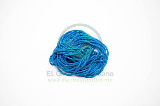 Chaquira Calibrada Azul Capri - 10Pzs