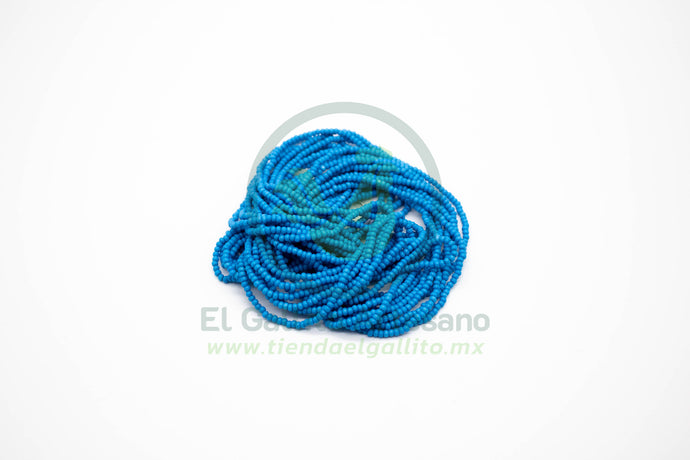 Chaquira Calibrada Azul Capri - 10Pzs