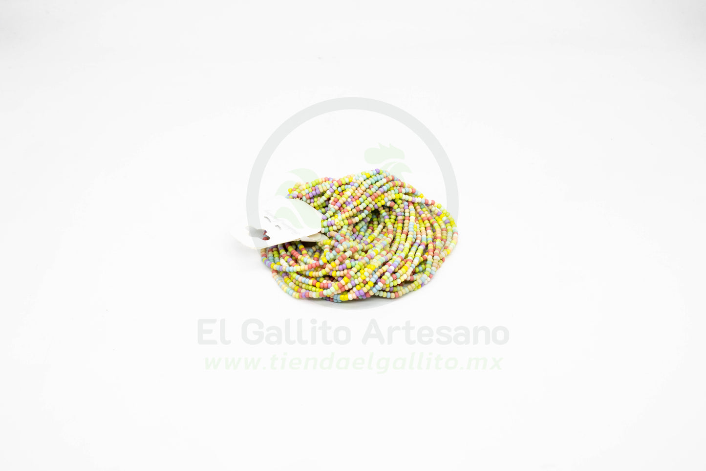 Chaquira Calibrada Mix Pastel - 10Pzs