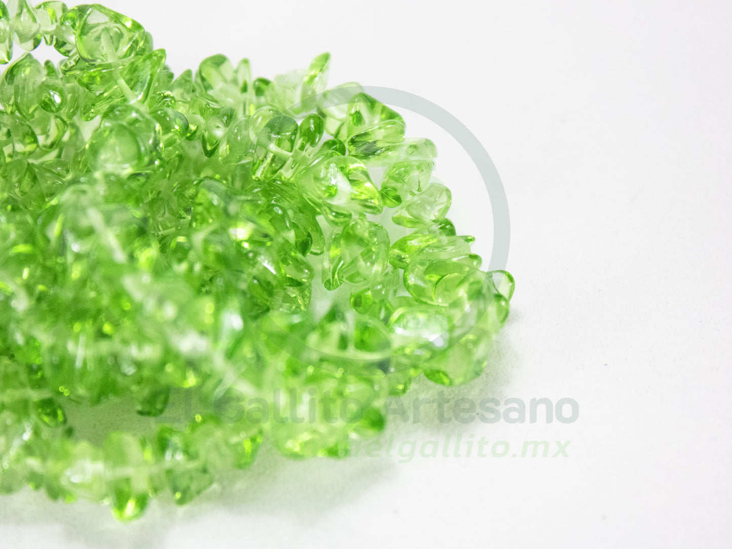 Chip Vidrio 25-1 #10 | Verde Limón