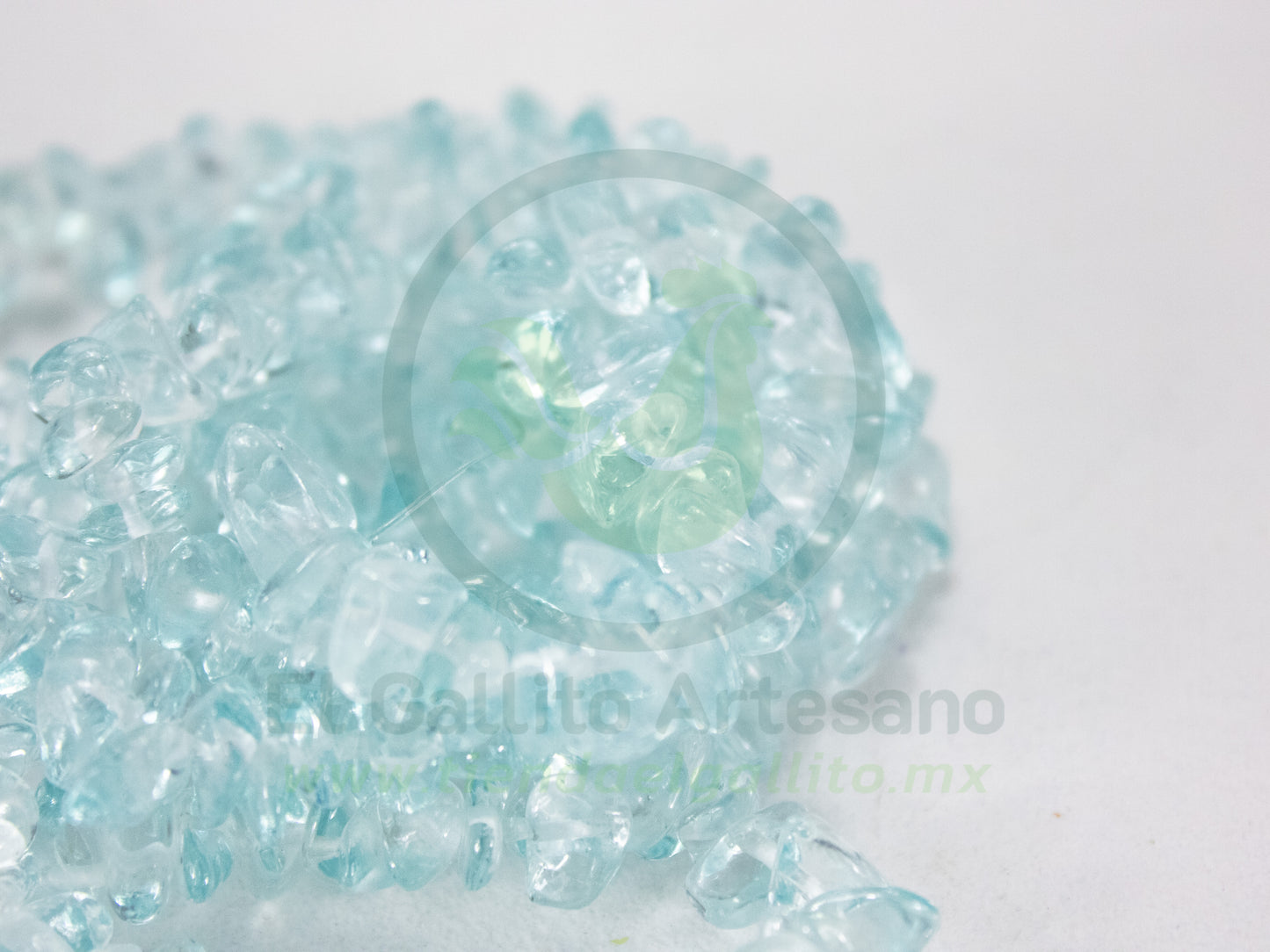 Chip Vidrio 25-1 #8 | Azul Cielo