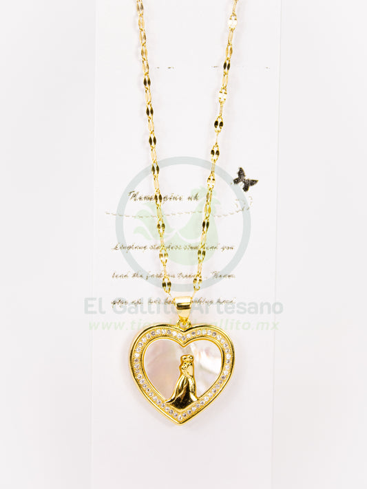 Collar 24-4 MD12 | Corazón Novios