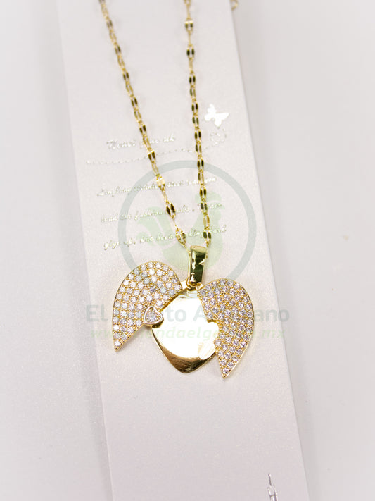 Collar 24-4 MD4 | Corazón con Alas