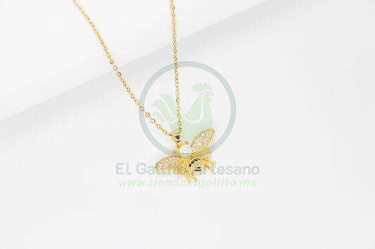 Collar Cobre MD12 | Abeja