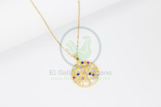 Collar Cobre MD15 | Árbol Gotas