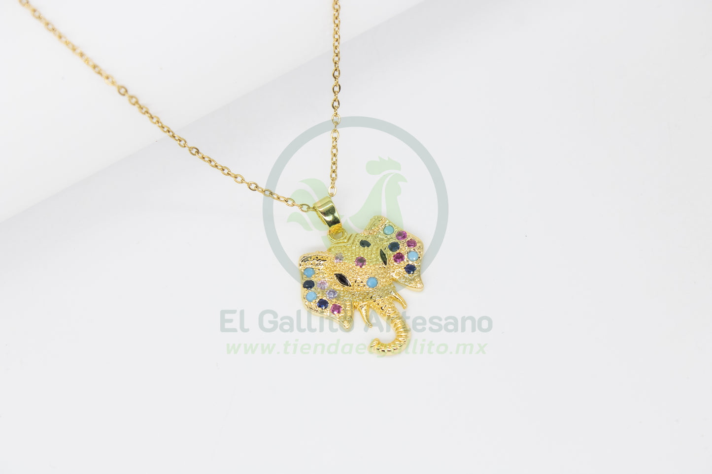 Collar Cobre MD19 | Elefante Cristales